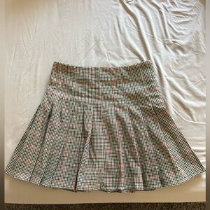 Brandy Melville Plaid Mini Skirt